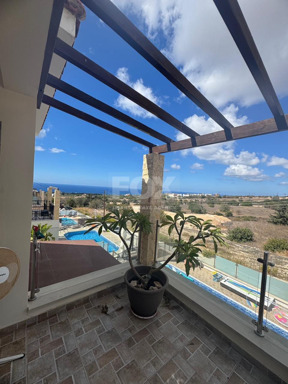Modern Furnished Villa with Pool and Sea View in Tala for rent