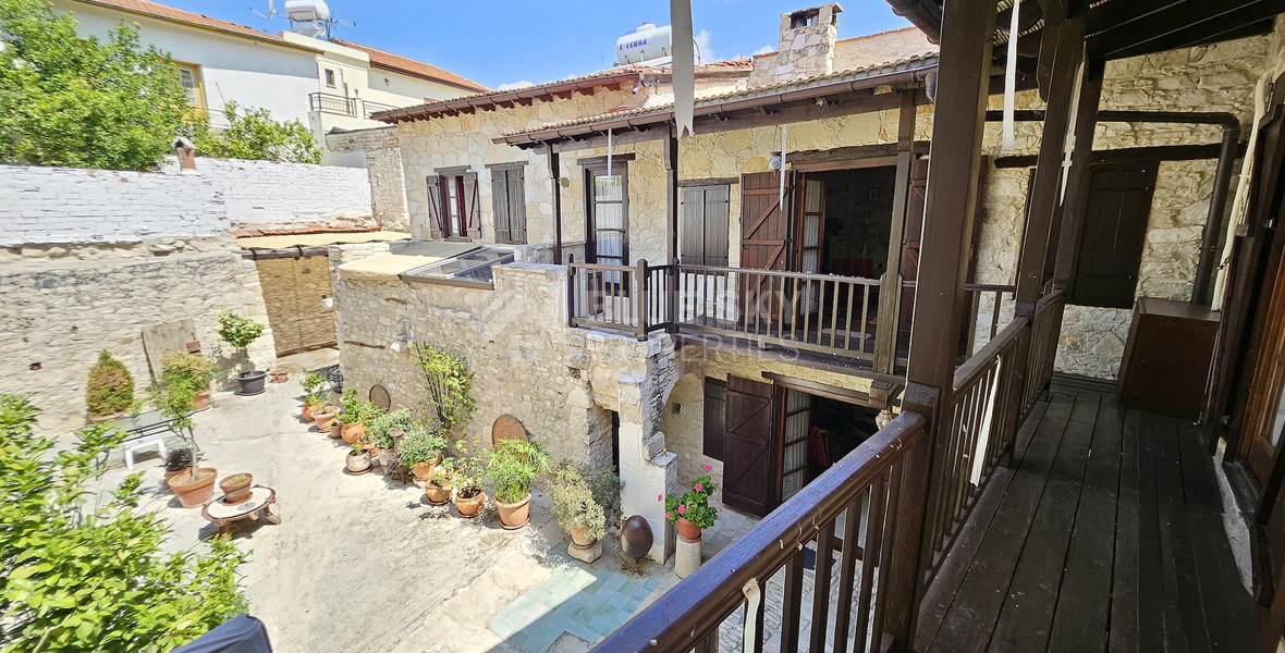 Traditional Four Bedroom Stone House for Sale in Omodos, Limassol | Cyprus Village Property