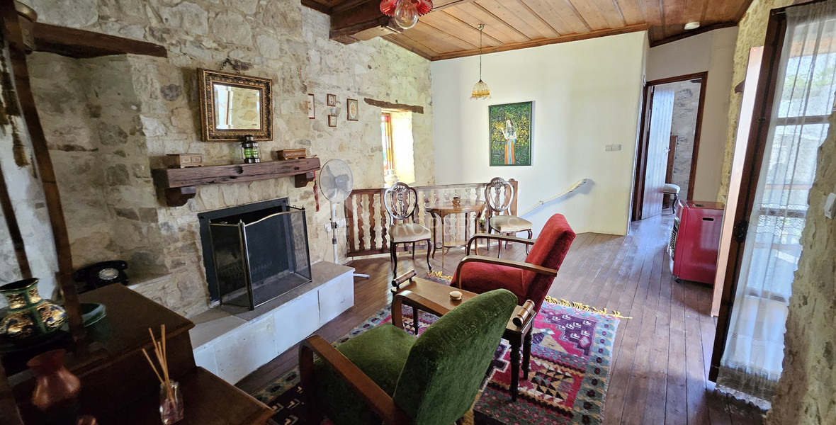 Traditional Four Bedroom Stone House for Sale in Omodos, Limassol | Cyprus Village Property