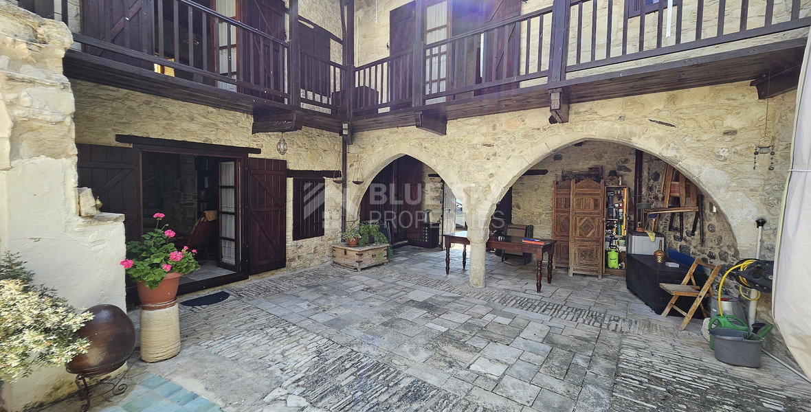 Traditional Four Bedroom Stone House for Sale in Omodos, Limassol | Cyprus Village Property