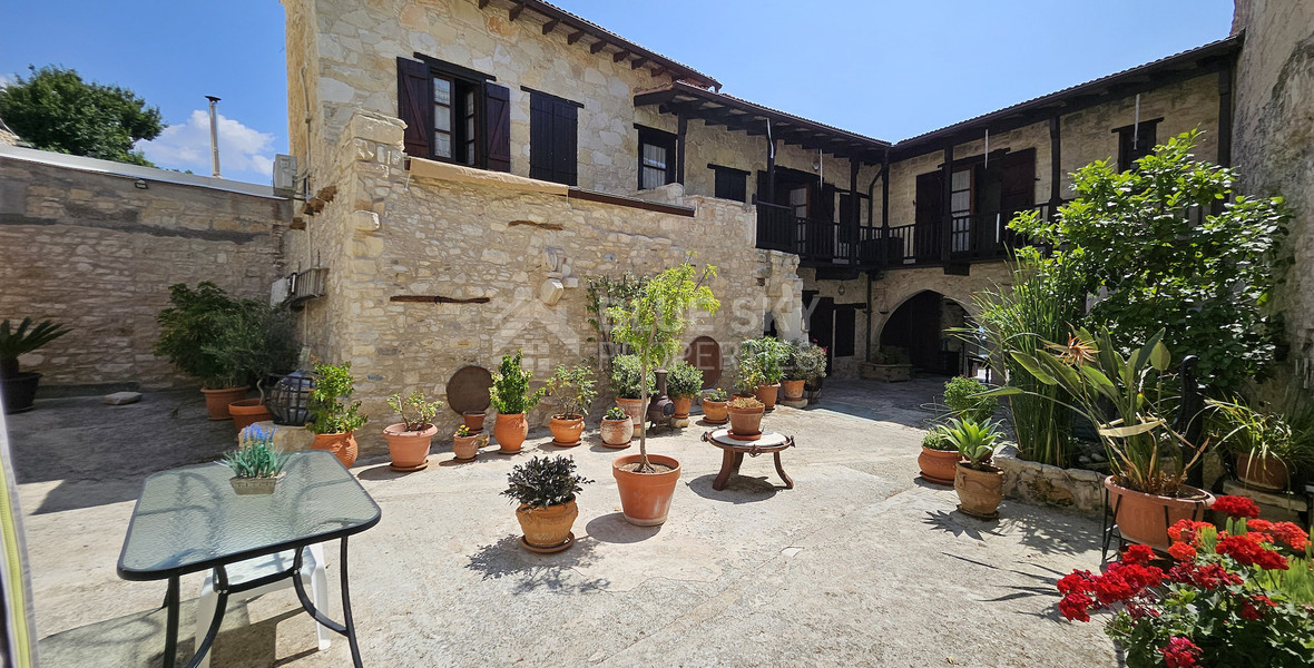 Traditional Four Bedroom Stone House for Sale in Omodos, Limassol | Cyprus Village Property