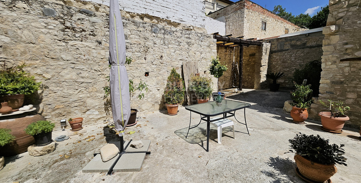 Traditional Four Bedroom Stone House for Sale in Omodos, Limassol | Cyprus Village Property