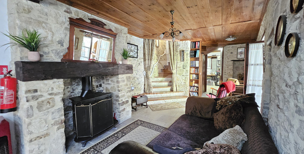 Traditional Four Bedroom Stone House for Sale in Omodos, Limassol | Cyprus Village Property