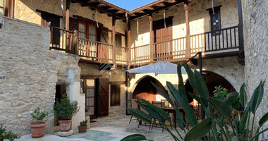 Traditional Four Bedroom Stone House for Sale in Omodos, Limassol | Cyprus Village Property