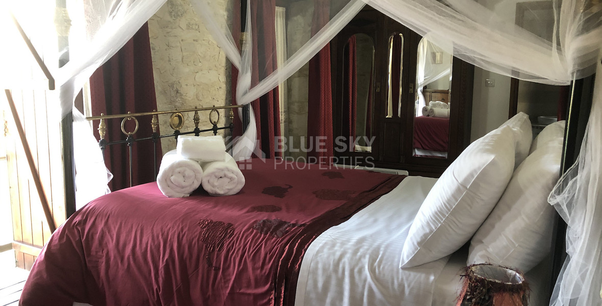 Traditional Four Bedroom Stone House for Sale in Omodos, Limassol | Cyprus Village Property