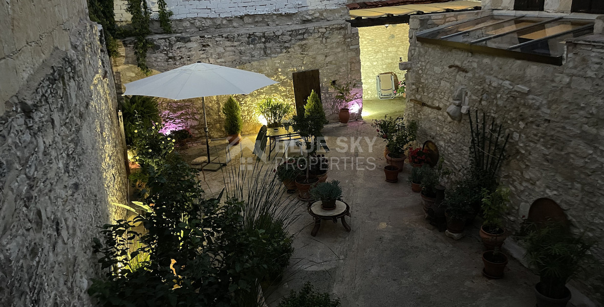 Traditional Four Bedroom Stone House for Sale in Omodos, Limassol | Cyprus Village Property