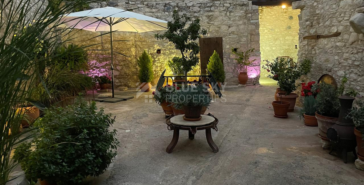 Traditional Four Bedroom Stone House for Sale in Omodos, Limassol | Cyprus Village Property