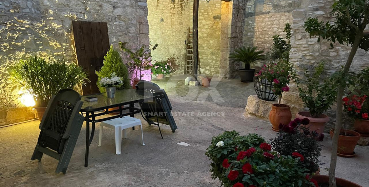 Traditional Four Bedroom Stone House for Sale in Omodos, Limassol | Cyprus Village Property