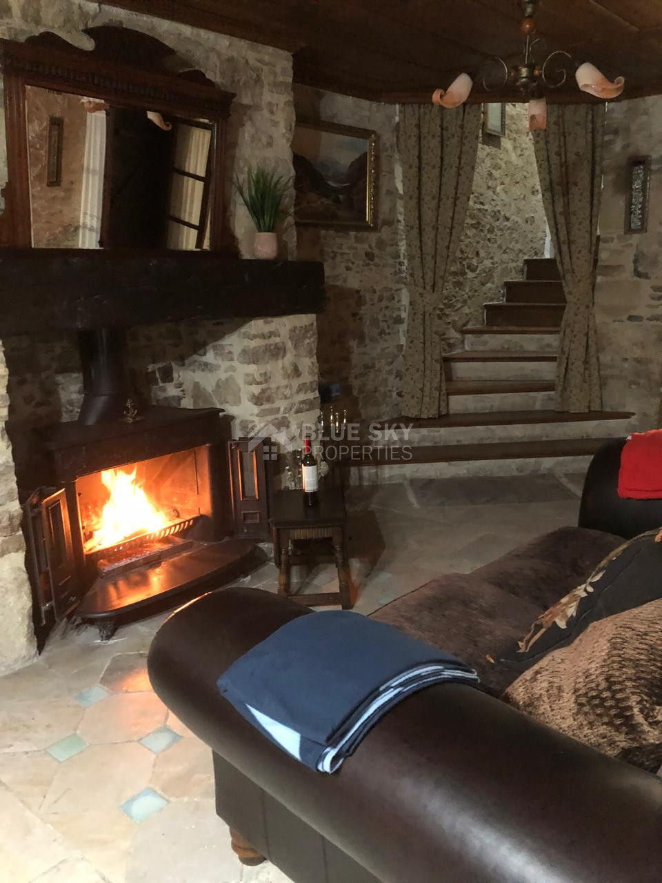 Traditional Four Bedroom Stone House for Sale in Omodos, Limassol | Cyprus Village Property