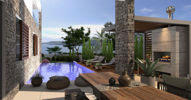 Spacious  five bedroom Villa with Pool and Large Plot for sale in Kissonerga