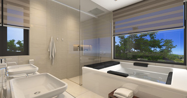 Spacious  five bedroom Villa with Pool and Large Plot for sale in Kissonerga