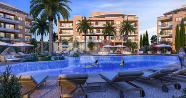 Luxury Apartment for Sale in Trachoni, Limassol | Two-Bedroom, Pools & Green Views