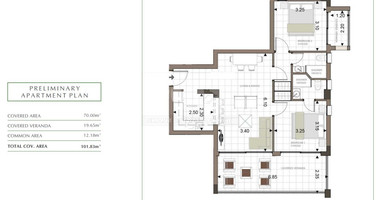 Luxury Apartment for Sale in Trachoni, Limassol | Two-Bedroom, Pools & Green Views