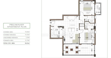 Luxury Apartment for Sale in Trachoni, Limassol | Two-Bedroom, Pools & Green Views