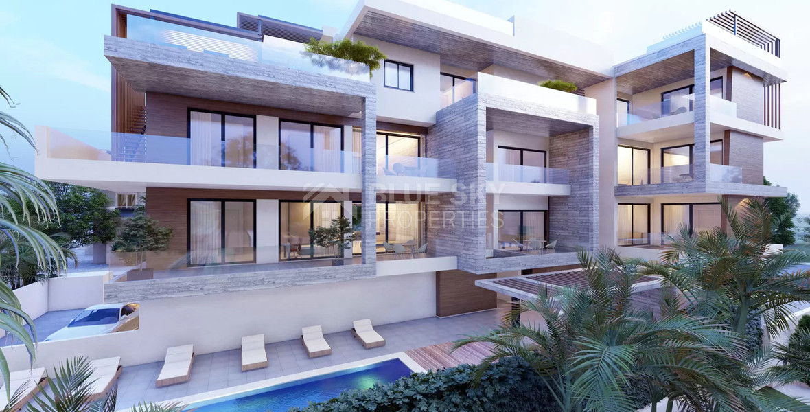 Elegant 2-Bedroom Apartment For Sale Near Dasoudi Park in Potamos Germasogeia – Walking Distance to the Sea