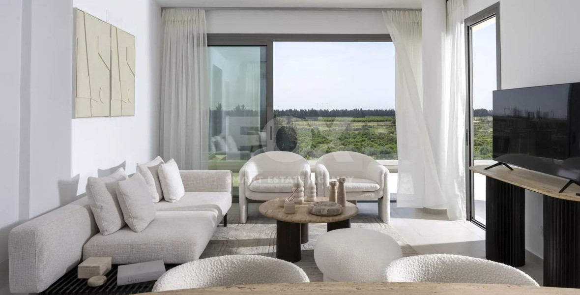 Luxury Apartment for Sale in Trachoni, Limassol | Two-Bedroom with garden, Pools & Green Views