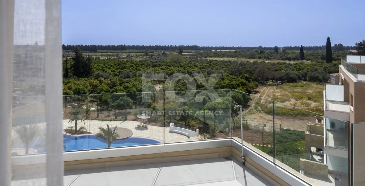 Luxury Apartment for Sale in Trachoni, Limassol | Two-Bedroom, Pools & Green Views