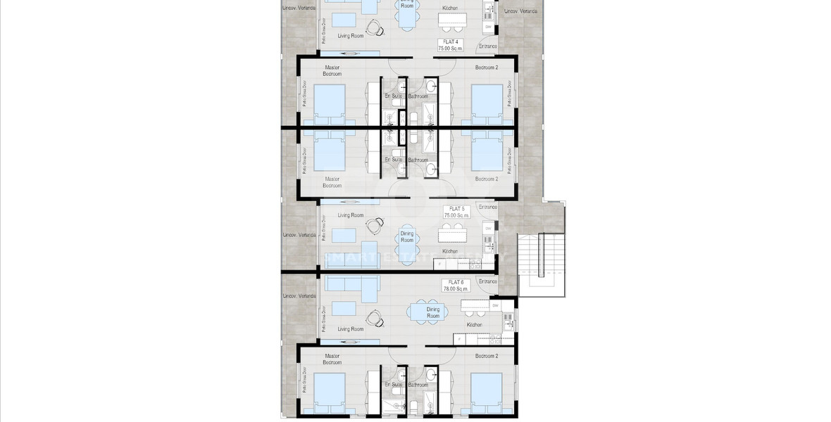 Entire Apartment Block -  Six Units Two-Bedroom, Two-Bathroom in Prodromi , Polis Chrysochous