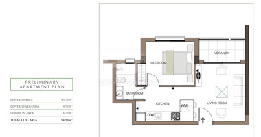 Luxury Apartment for Sale in Trachoni, Limassol | One-Bedroom, Pools & Green Views
