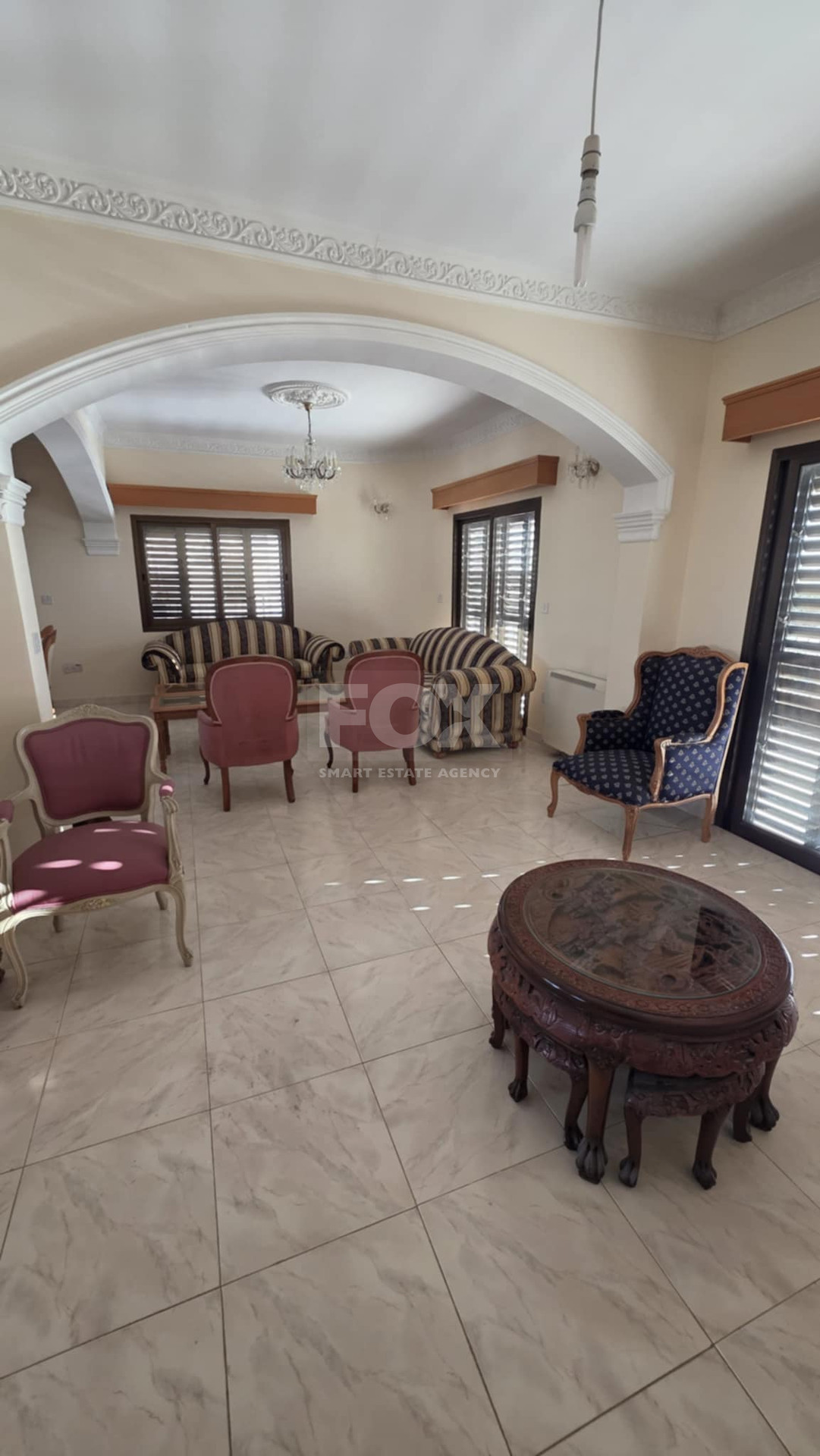 Four bedroom first floor House  for rent at Chloraka