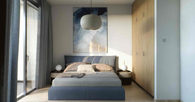 Spacious,one bedroom apartment with verandas and private parking in the center of Paphos