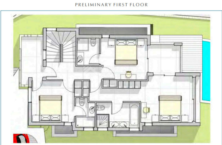 Six bedroom Beachfront Corner Villa, Seaside Villa on the Golden Mile in Chloraka, Paphos
