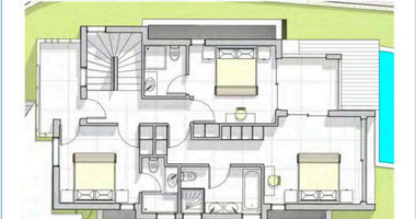 Six bedroom Beachfront Corner Villa, Seaside Villa on the Golden Mile in Chloraka, Paphos