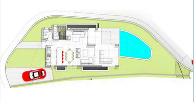 Six bedroom Beachfront Corner Villa, Seaside Villa on the Golden Mile in Chloraka, Paphos