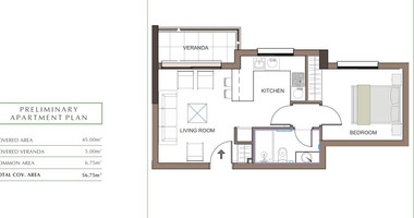 Luxury Apartment for Sale in Trachoni, Limassol | One-Bedroom, Pools & Green Views