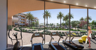 Luxury Apartment for Sale in Trachoni, Limassol | One-Bedroom, Pools & Green Views