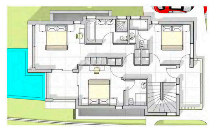 Luxury Family Villa in Chloraka, Paphos -Six bedrooms, Private Pool, Sea Views