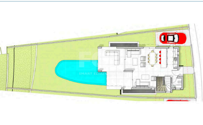 Luxury Family Villa in Chloraka, Paphos -Six bedrooms, Private Pool, Sea Views