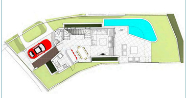 Exclusive six bedroom Seafront Villa in Chloraka – Private Pool & Panoramic Sea Views