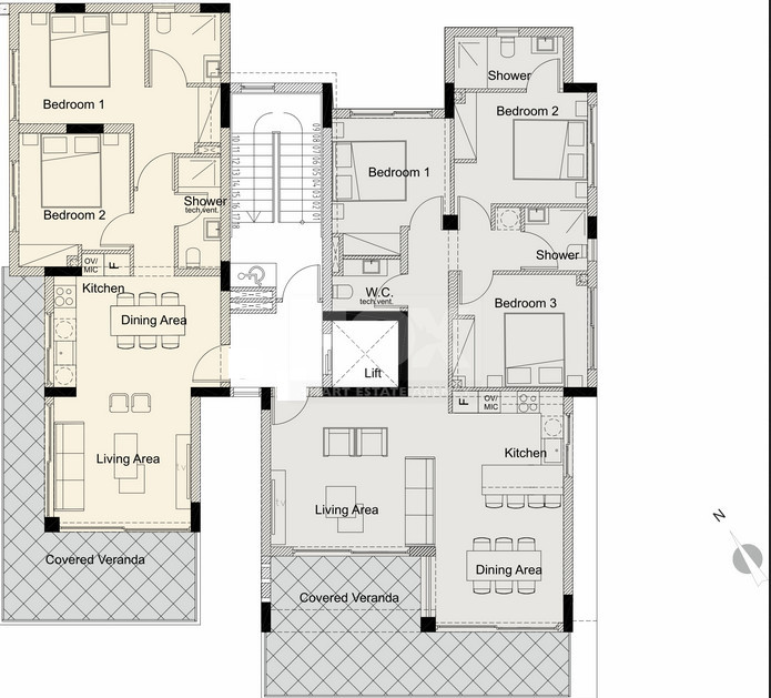 Modern Three-Bedroom Apartment for Sale in the Heart of Paphos