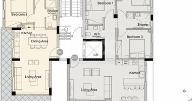 Modern three bedroom Apartment for Sale in the Heart of Paphos