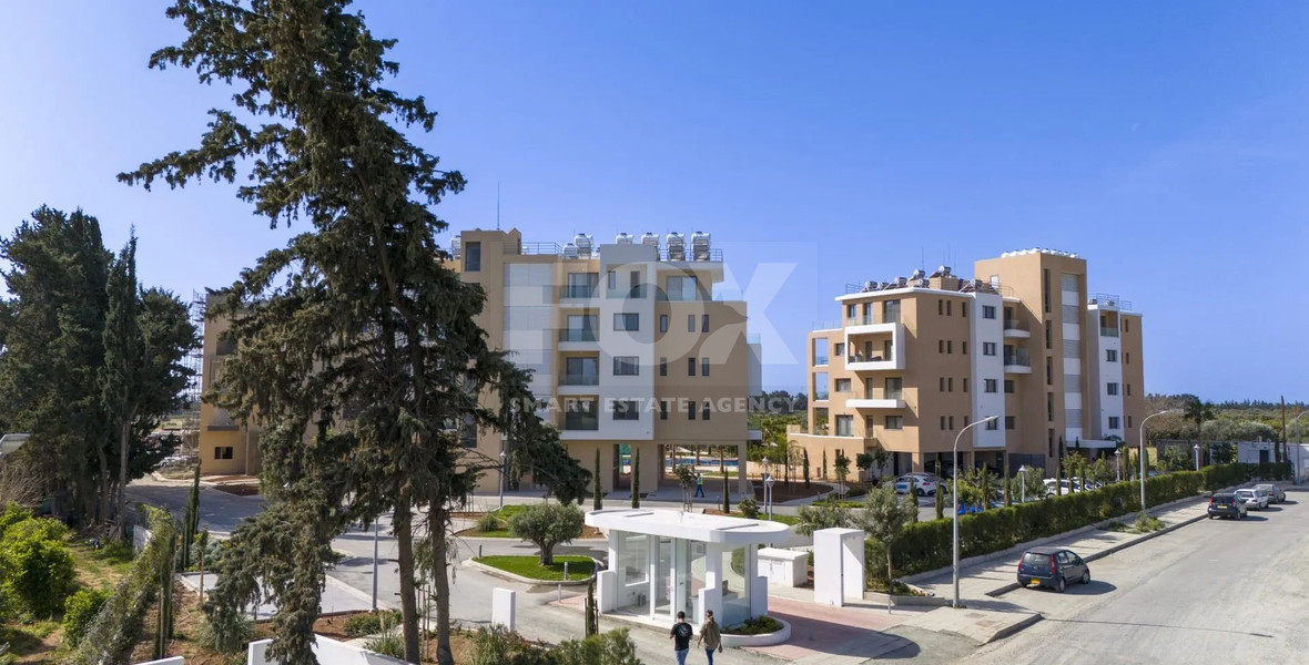 Luxury Apartment for Sale in Trachoni, Limassol | Two-Bedroom, Pools & Green Views