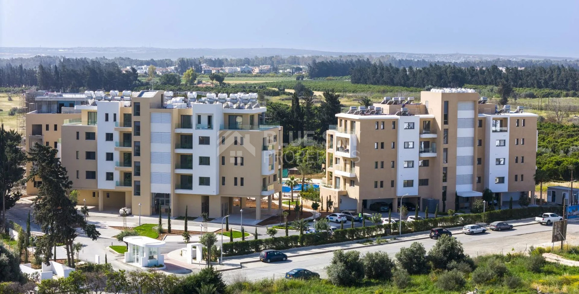 Luxury Apartment for Sale in Trachoni, Limassol | Two-Bedroom, Pools & Green Views
