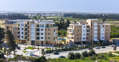 Luxury Apartment for Sale in Trachoni, Limassol | Two-Bedroom, Pools & Green Views