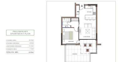 Luxury Apartment for Sale in Trachoni, Limassol | One-Bedroom, Pools & Green Views