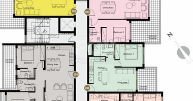 Modern  three Bedroom Apartment for Sale in Central Paphos – Prime Location Near Universities & Amenities