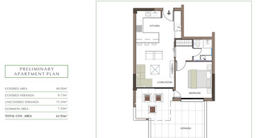 Luxury Apartment for Sale in Trachoni, Limassol | One-Bedroom, Pools & Green Views