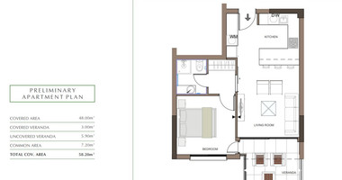 Luxury Apartment for Sale in Trachoni, Limassol | One-Bedroom, Pools & Green Views
