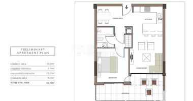 Luxury Apartment for Sale in Trachoni, Limassol | One-Bedroom, Pools & Green Views