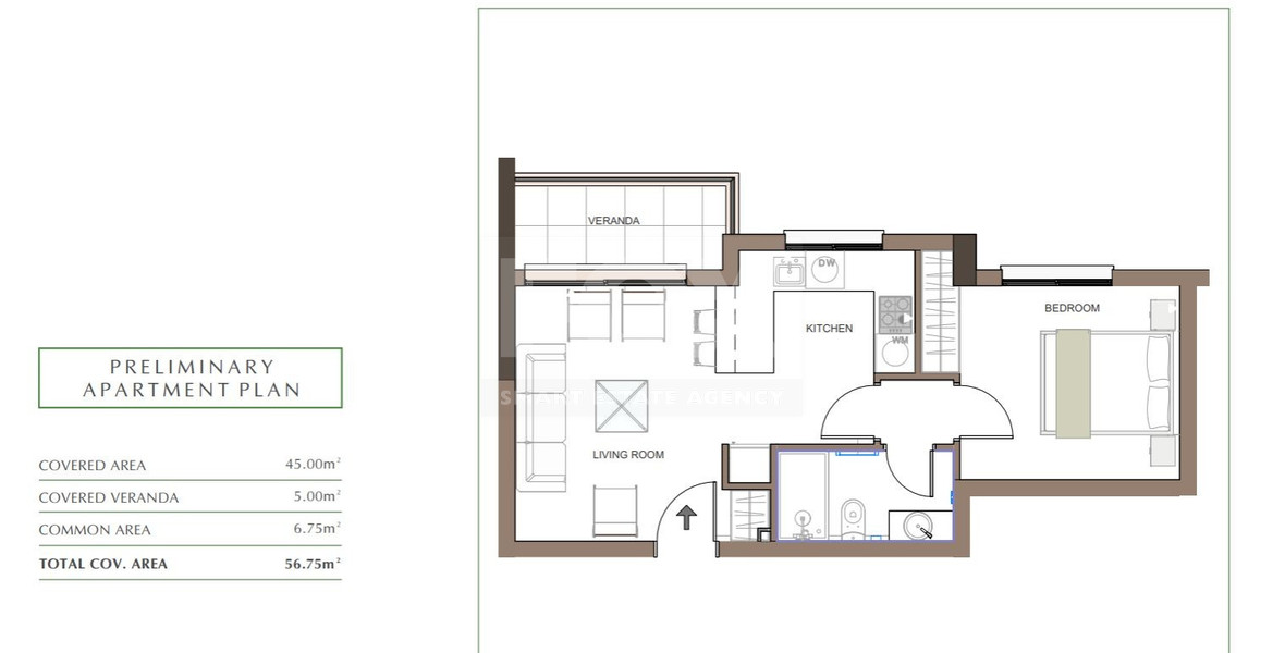 Luxury Apartment for Sale in Trachoni, Limassol | One-Bedroom, Pools & Green Views