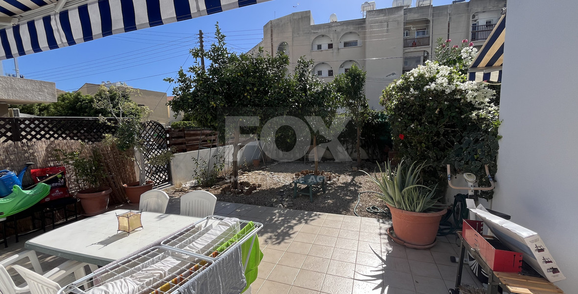 For rent Bright Two Bedroom  Apartment with Garden and Pool in Germasogeia Tourist Area