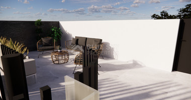 Spacious Two bedroom Penthouse with roof garden for sale in Kolossi