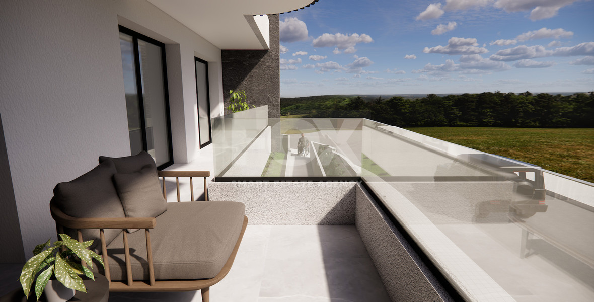 Spacious Two bedroom Penthouse with roof garden for sale in Kolossi