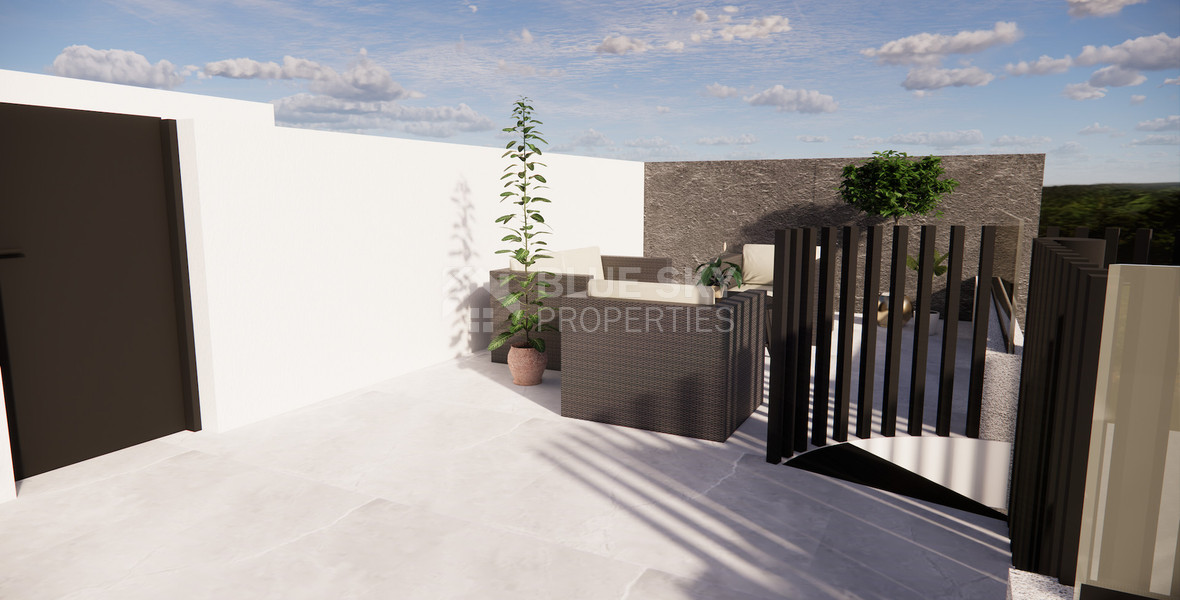 Spacious two-Bedroom Penthouse for Sale in Kolossi, Limassol — Modern Living with Generous Outdoor Space