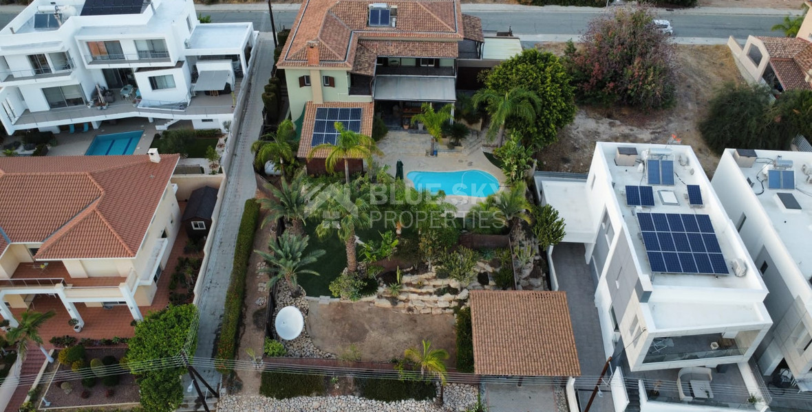 Exceptional Five-Bedroom Villa for Sale in Germasogeia | Two Plots, Total Privacy, Dual Road Access