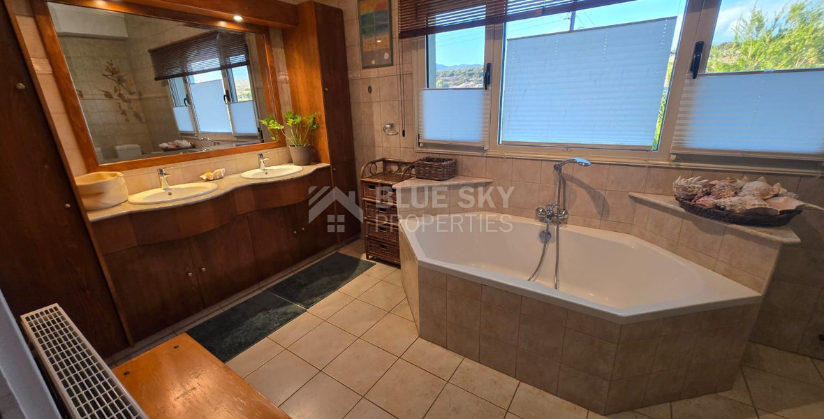 Exceptional Five-Bedroom Villa for Sale in Germasogeia | Two Plots, Total Privacy, Dual Road Access